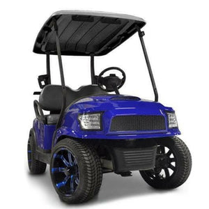 Club Car Precedent, Onward, Tempo ALPHA Blue Street Body Kit with Ultimate Plus Light Kit (Fits 2004-Up)