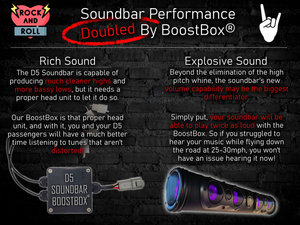 Evolution D5 Soundbar BoostBox