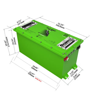 Bolt Energy 48V 105Ah "THIN" Lithium Battery Bundle for Yamaha Golf Carts