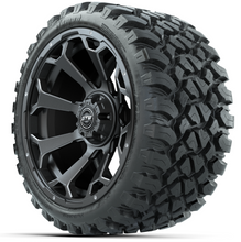 Load image into Gallery viewer, 15-Inch GTW Raven Matte Gray Wheels with 23&quot; GTW Nomad All-Terrain Tires (Set of 4)