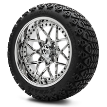 Load image into Gallery viewer, MODZ® 15-Inch Formula Chrome Wheels &amp; 23-Inch Arisun X-Trail All-Terrain Tires Combo