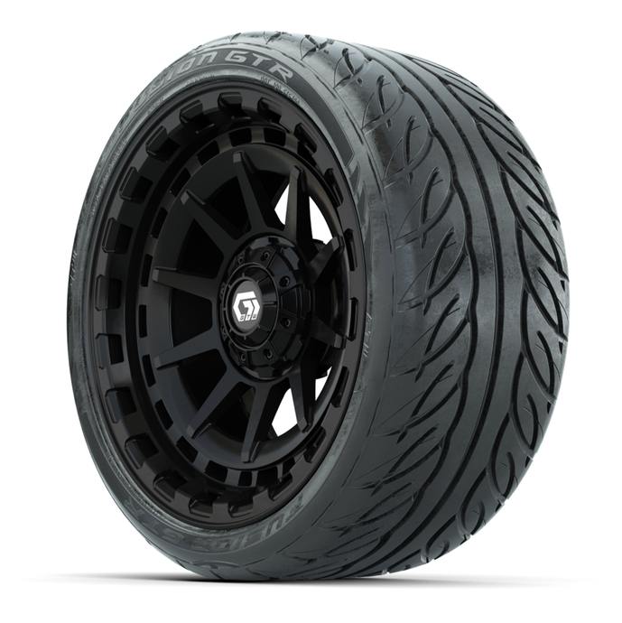 15-Inch GTW Barricade Gloss Black Wheels with 22