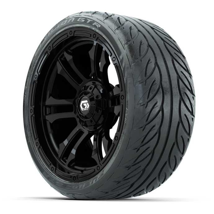 15-Inch GTW Shogun Gloss Black Wheels with 22