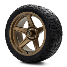 Load image into Gallery viewer, MODZ® 15-Inch Drift Matte Bronze Wheels &amp; 23-Inch XComp Gladiator Steel Belted Radial Tires Combo