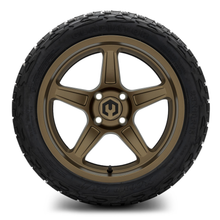 Load image into Gallery viewer, MODZ® 15-Inch Drift Matte Bronze Wheels &amp; 23-Inch XComp Gladiator Steel Belted Radial Tires Combo