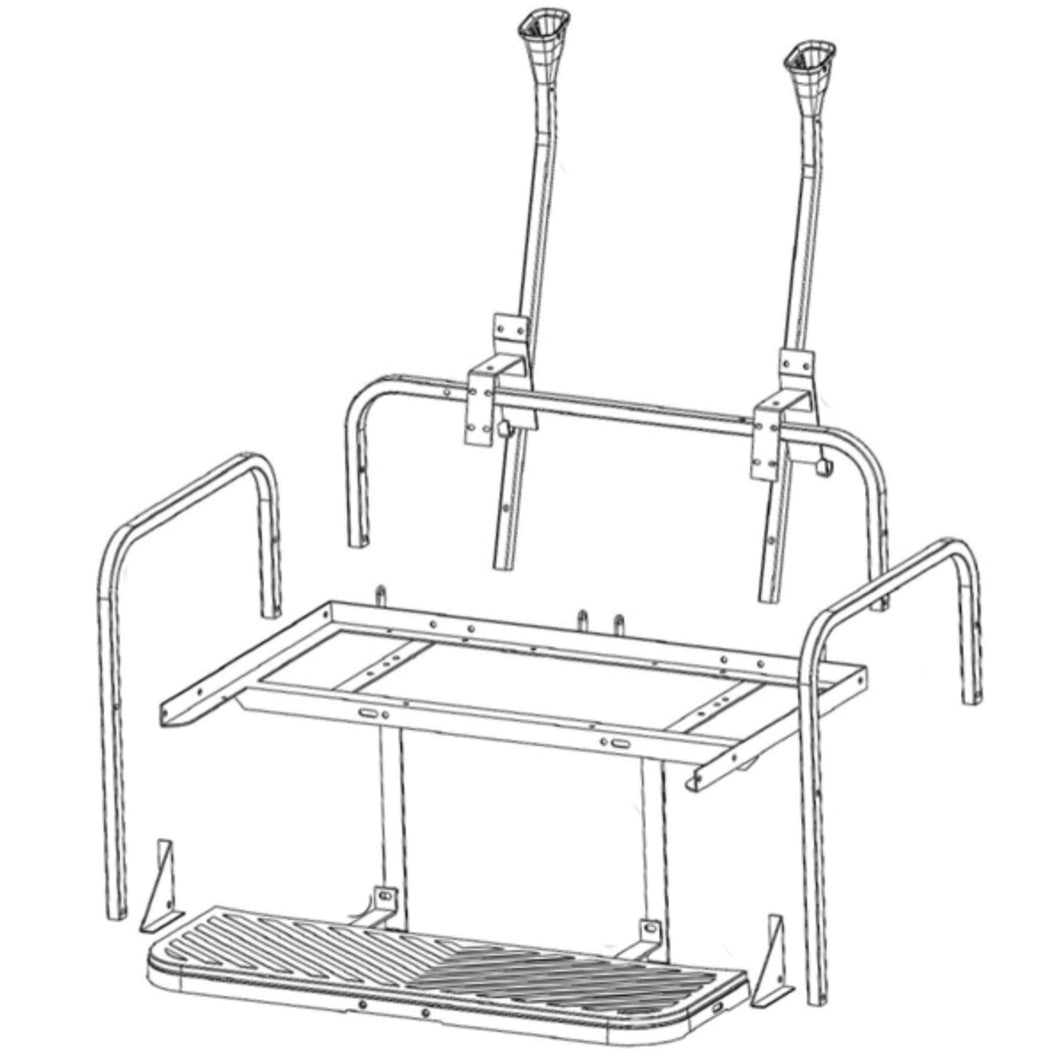 GTW MACH3 Flip Frame Only Club Car Precedent, Tempo, & Onward